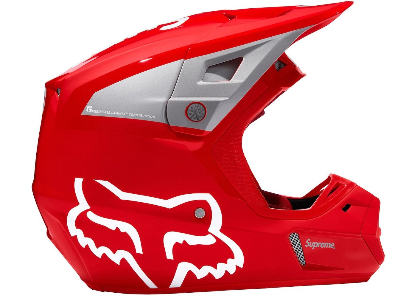 Fox V1 Supreme Helmet Red White